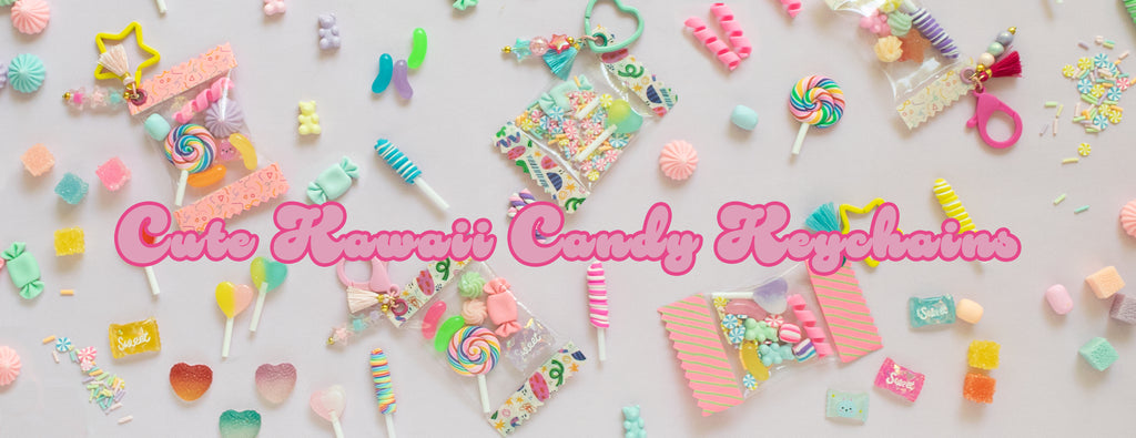 DIY - CUTE KAWAII CANDY KEYCHAINS