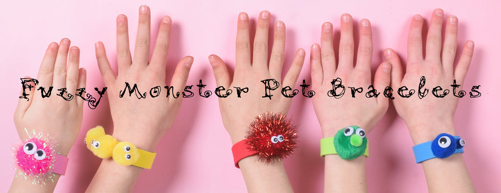 DIY - FUZZY MONSTER PET BRACELETS