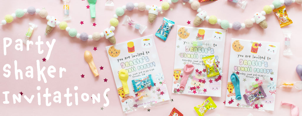DIY - PARTY SHAKER INVITATIONS