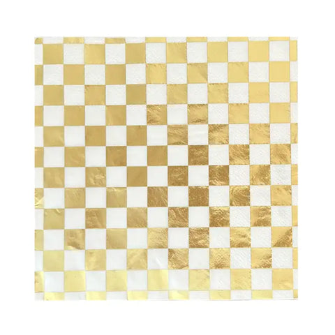 CHECK IT! GOLD CLASH LARGE NAPKINS