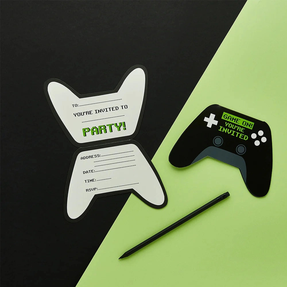 GAME CONTROLLER PARTY INVITATIONS