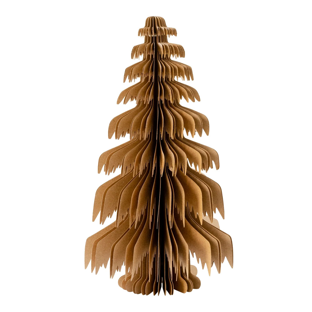 LARGE ACCORDION KRAFT PAPER TREE DECOR