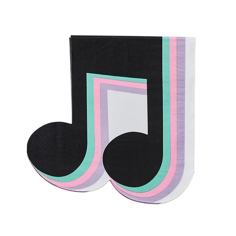 MUSICAL NOTE NAPKINS