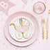 PINK BABY STROLLER NAPKINS