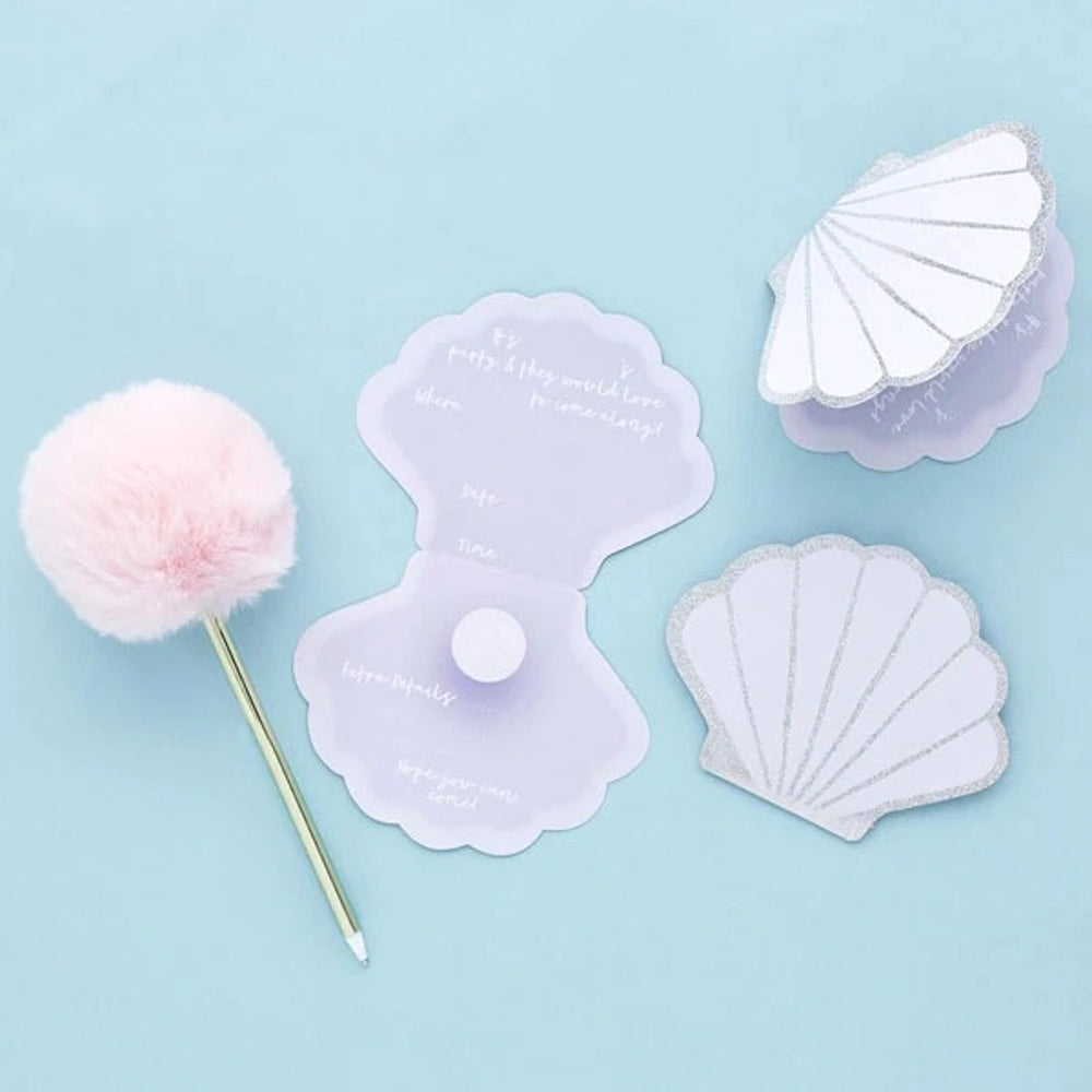 SHELL PARTY INVITATIONS