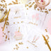 Birthday Girl Embroidered Cotton Cocktail Napkins