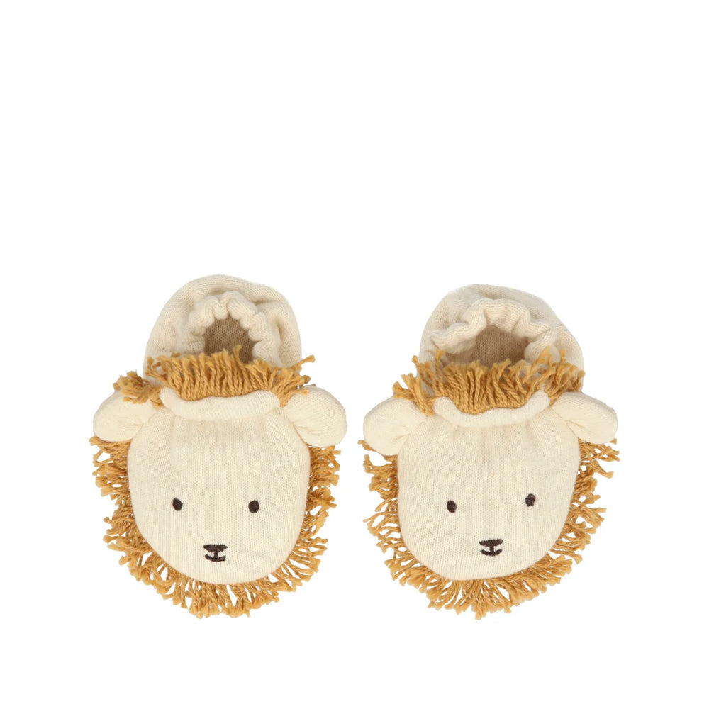 Baby Lion Booties - Meri Meri