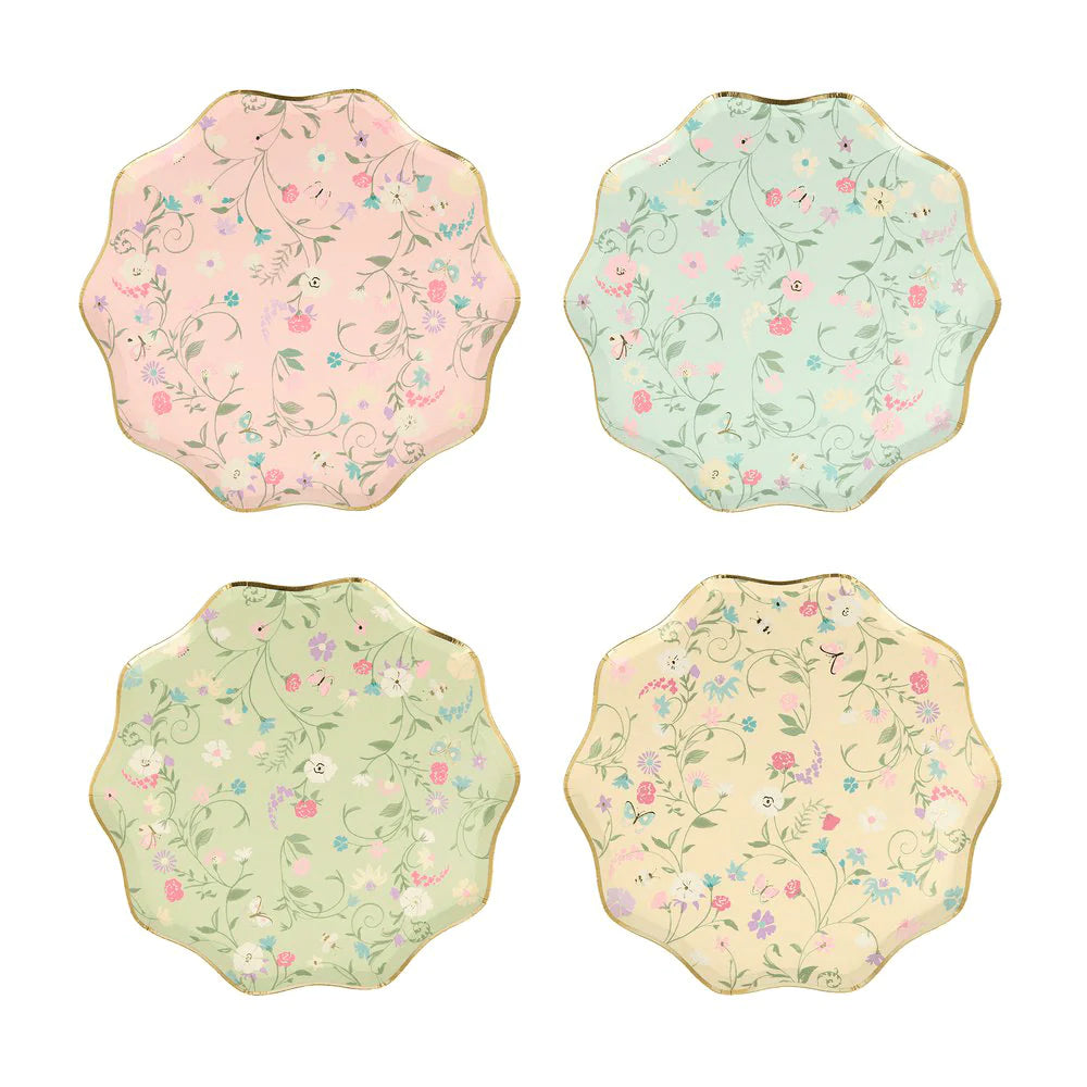 Ladurée Floral Small Plates - Meri Meri