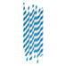 BLUE STRIPE STRAWS