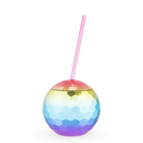 Rainbow Disco Ball Tumbler