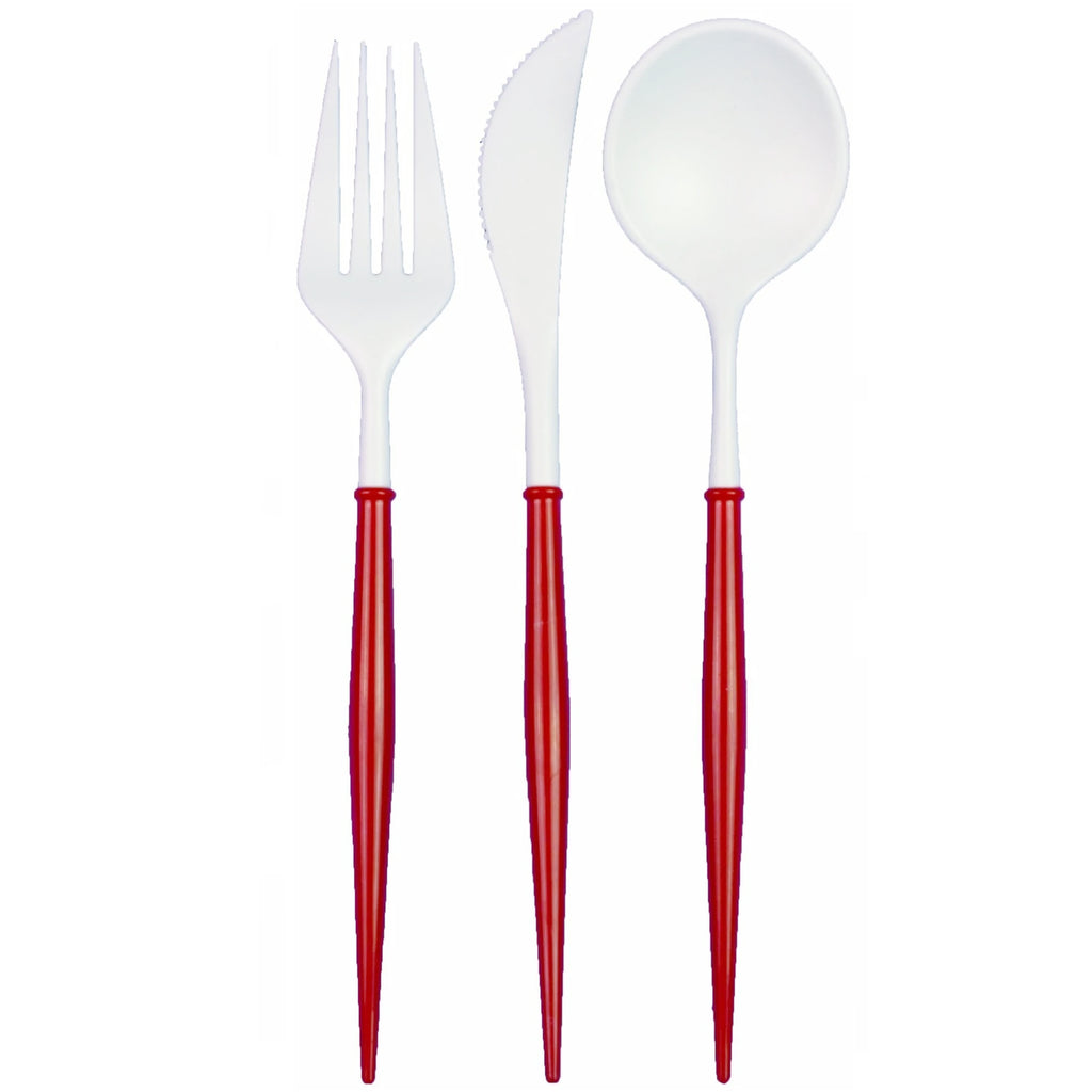 BELLA RED PREMIUM REUSABLE CUTLERY