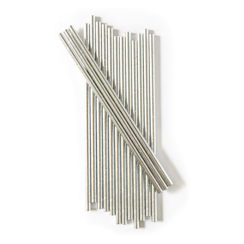 SILVER FOIL STRAWS