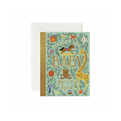 Storybook Baby Card - Rifle Paper
