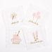 Birthday Girl Embroidered Cotton Cocktail Napkins