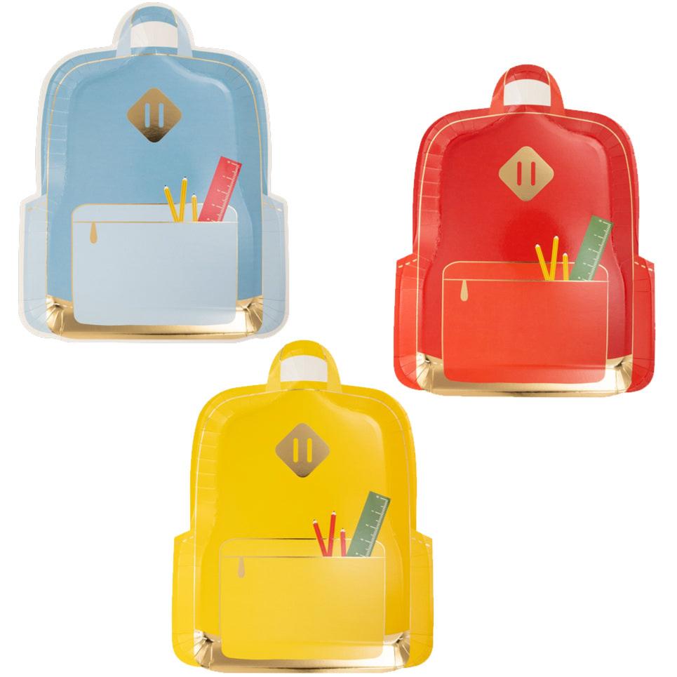 BACKPACK SHAPED PLATES