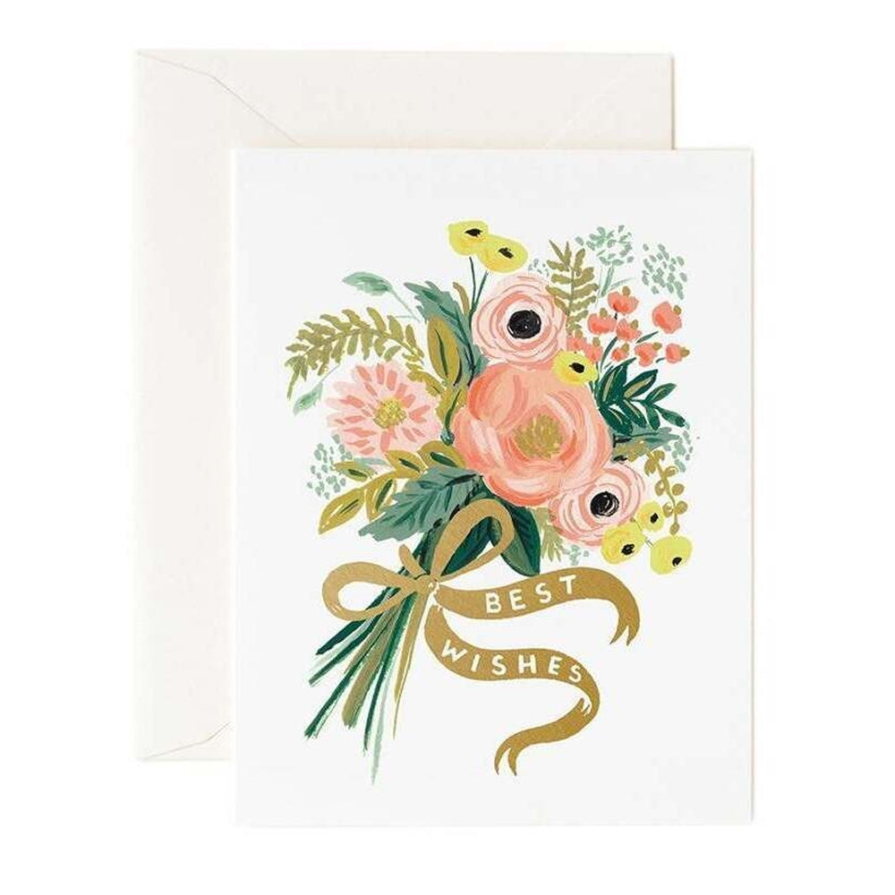 BEST WISHES BOUQUET CARD