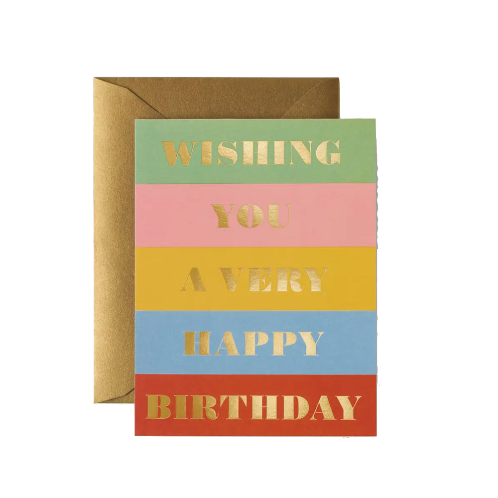 BIRTHDAY WISHES CARD