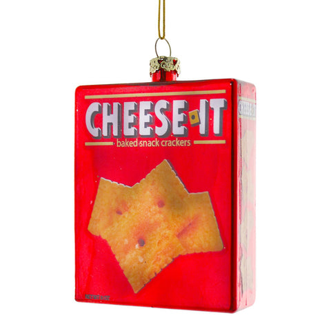 CHEESE-IT GLASS ORNAMENT