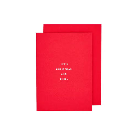 CHRISTMAS & CHILL PETITE CARD