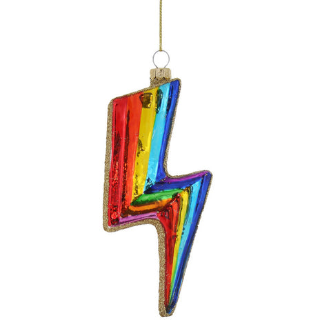 CHROMA BOLT GLASS ORNAMENT