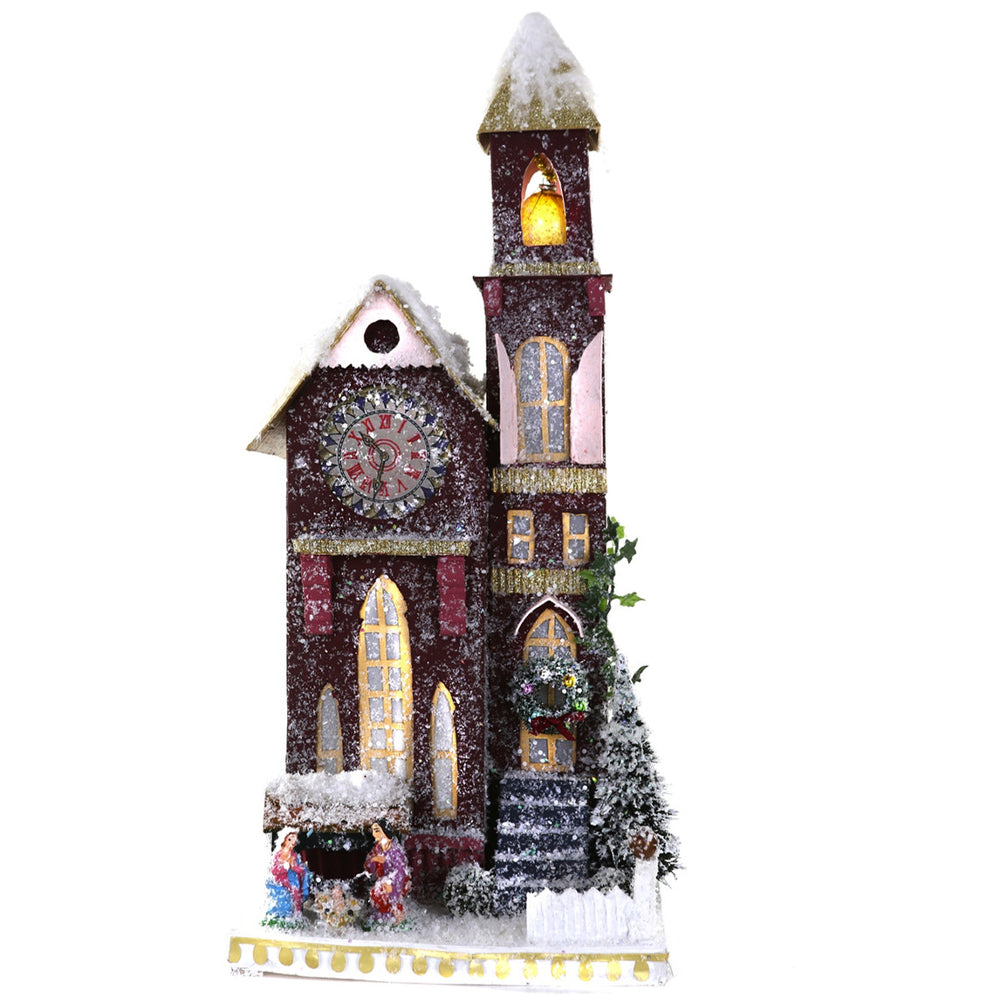 CHURCH BELL TOWER MINIATURE DECOR HOUSE