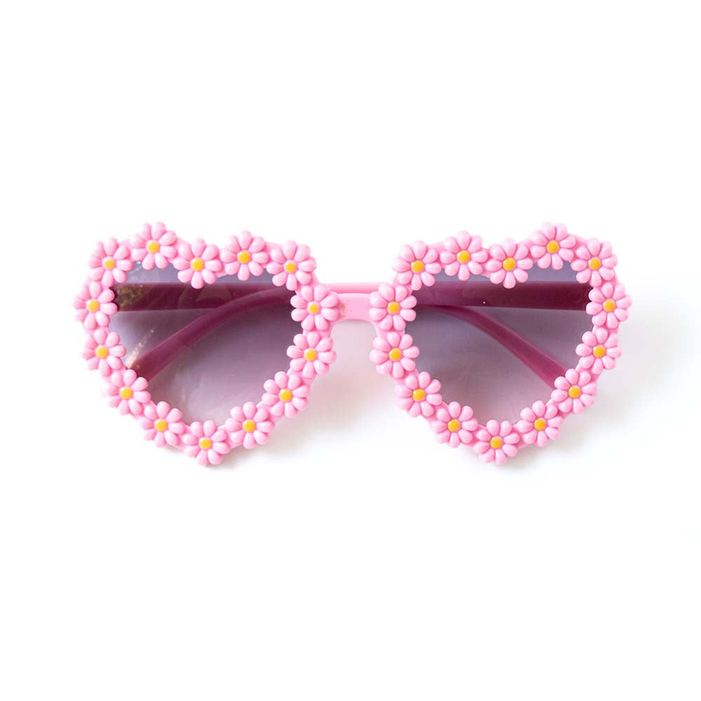 HEART DAISY CHAIN SUNNIES - PINK