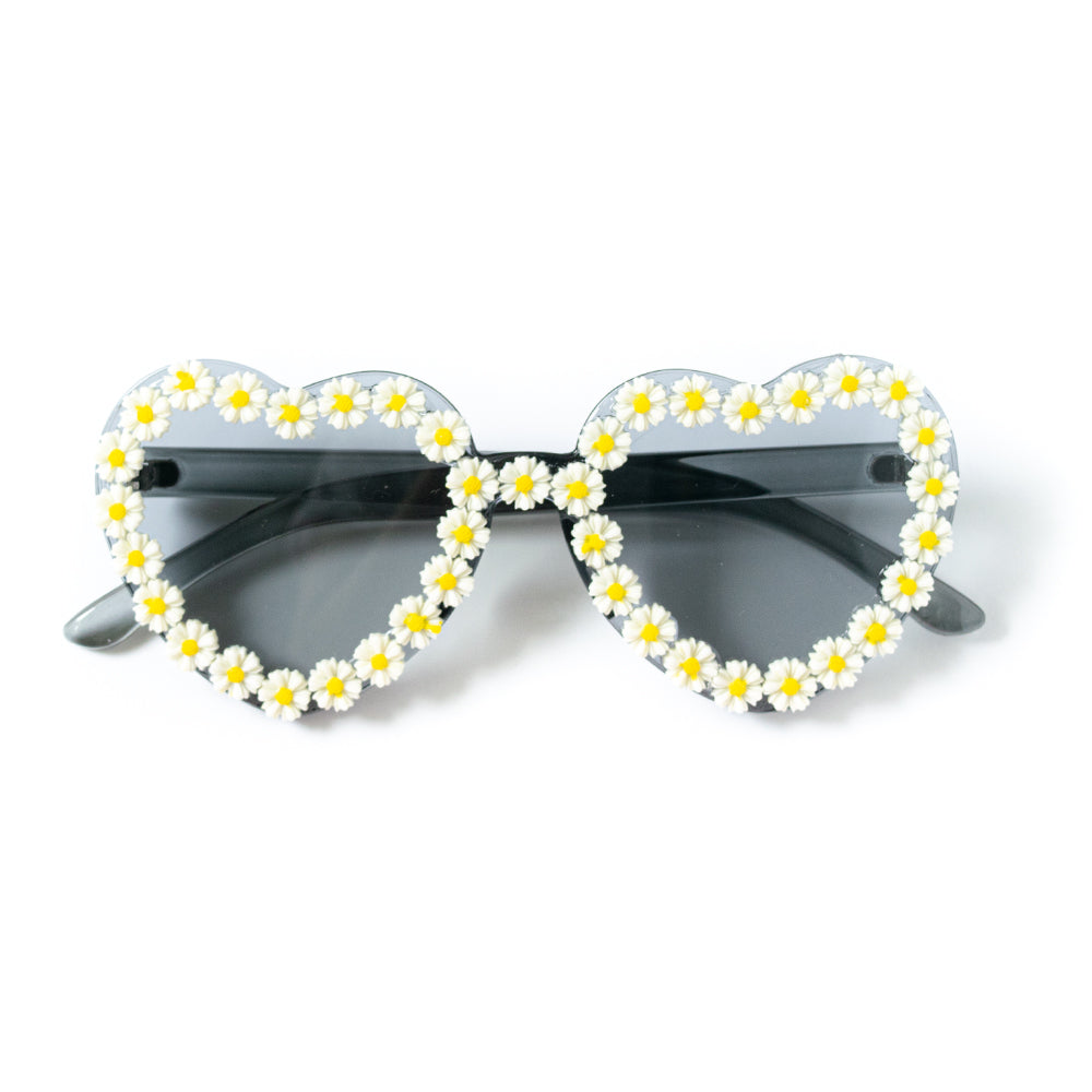 DAISY HEART SUNNIES - WHITE