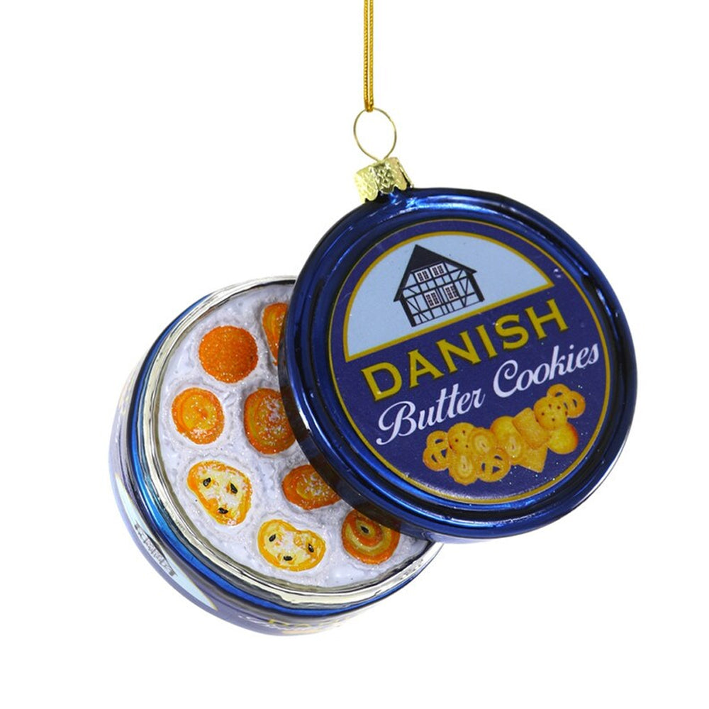 DANISH BUTTER COOKIES GLASS ORNAMENT