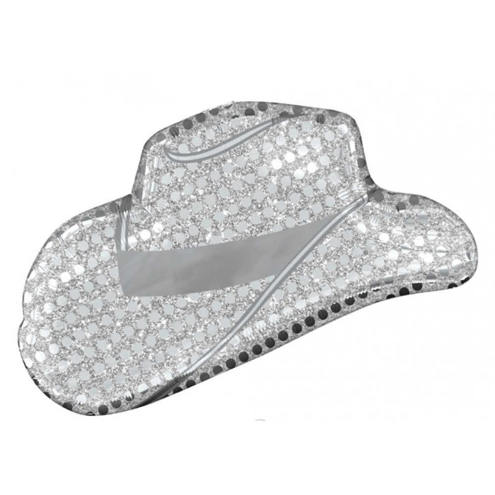 DISCO WESTERN HAT FOIL BALLOON