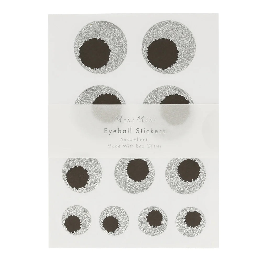 Eco Glitter Eyeball Stickers Meri Meri