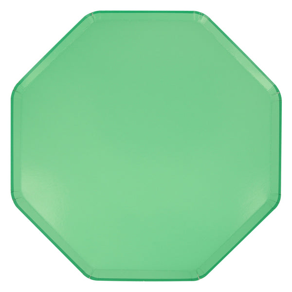 EMERALD GREEN LARGE PLATES