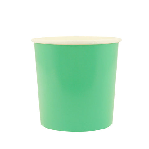 EMERALD GREEN TUMBLER CUPS