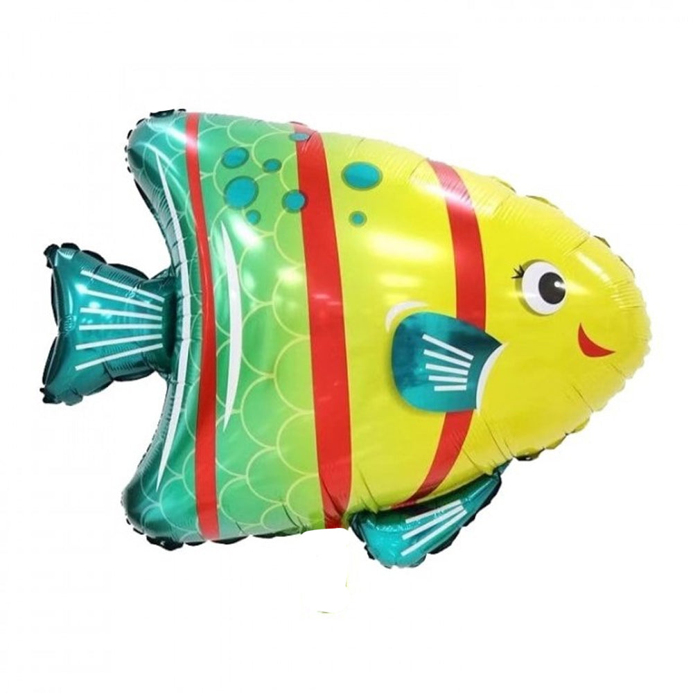 FISH WITH RED STRIPES FOIL BALLOON