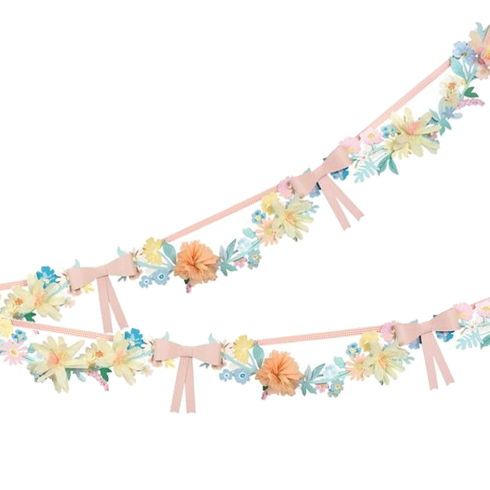 FLOWER AND BOW GARLAND
