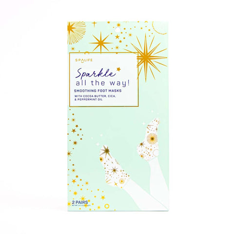 SPARKLE ALL THE WAY SMOOTHING FOOT MASKS