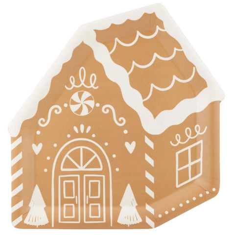 GINGERBREAD HOUSE BAMBOO TRAY