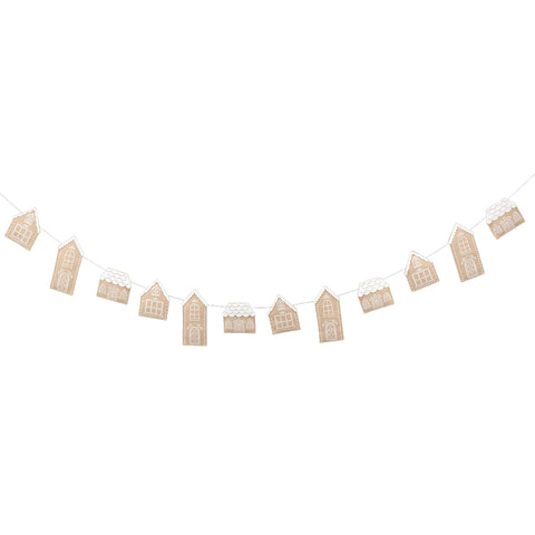 GINGERBREAD HOUSES FELT GARLAND