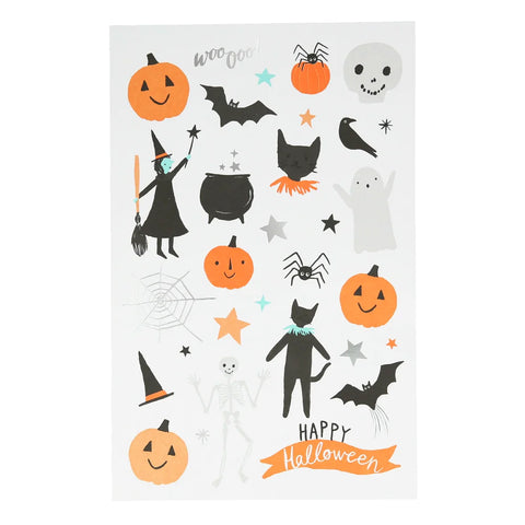 HAPPY HALLOWEEN TATTOO SHEETS