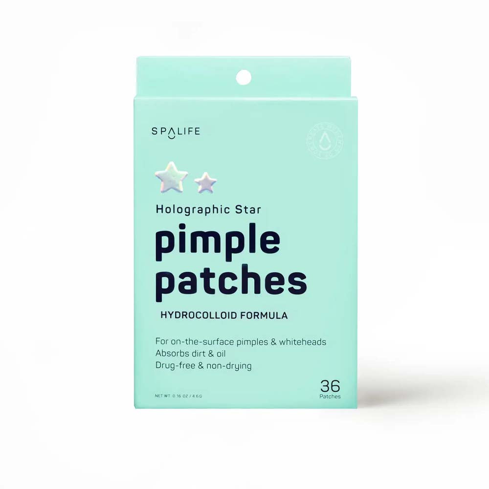 HOLIDAY HOLOGRAPHIC STAR  HYDROCOLLOID PIMPLE PATCHES