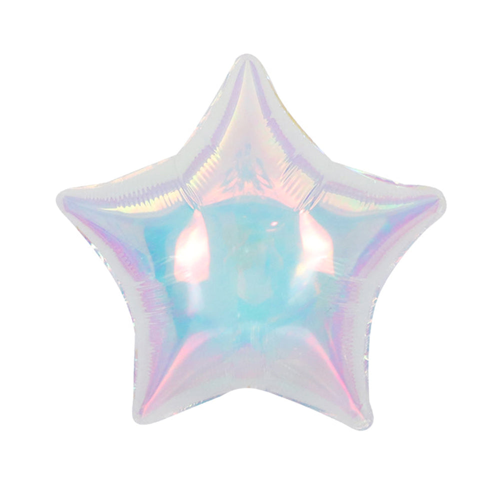 IRIDESCENT CLEAR STAR MYLAR BALLOON