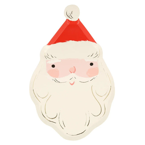 JOLLY CHRISTMAS SANTA PLATES