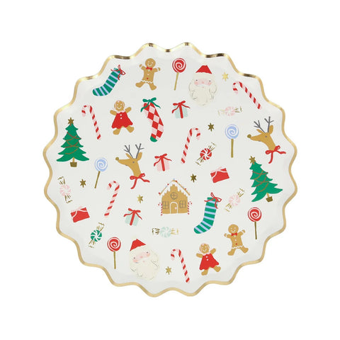 JOLLY CHRISTMAS SIDE PLATES