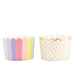JUMBO FOIL DOTS AND STRIPES FOOD CUPS