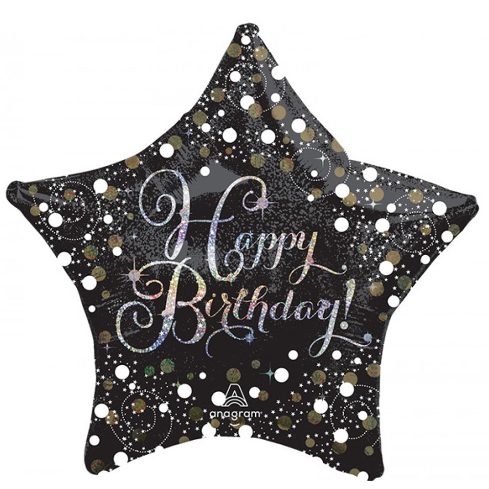 JUMBO HBD SPARKLING FOIL BALLOON