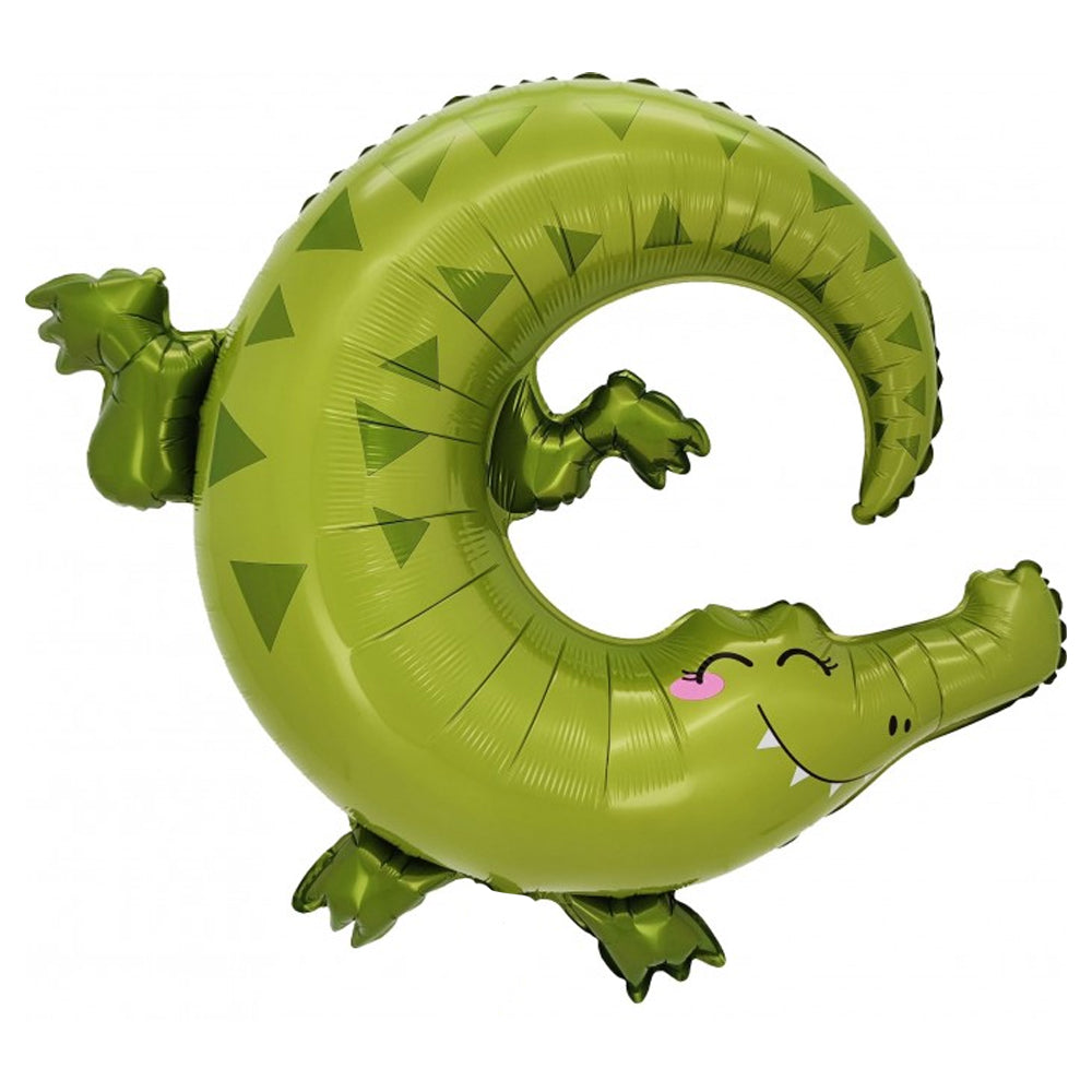 JUNGLE ALLIGATOR FOIL BALLOON