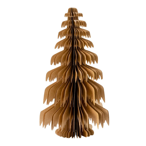 LARGE ACCORDION KRAFT PAPER TREE DECOR