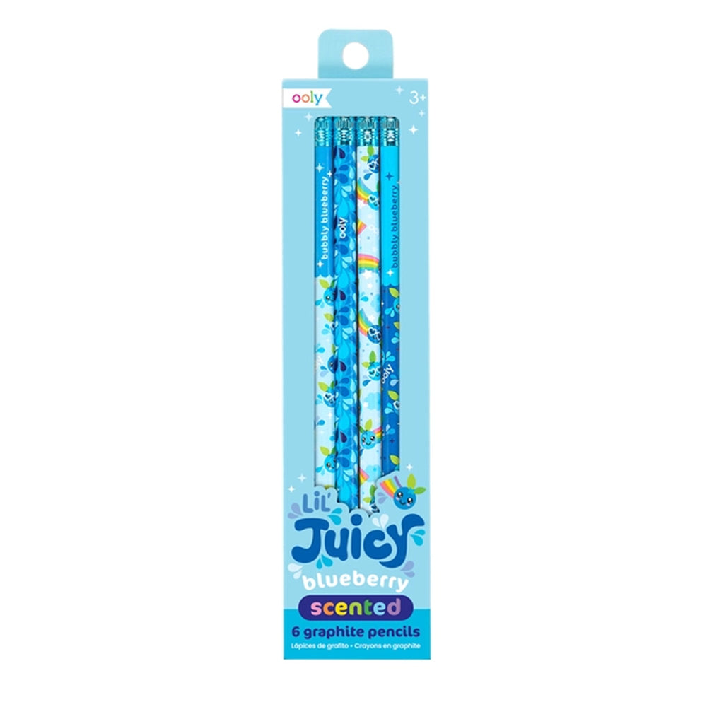 LIL' JUICY BLUEBERRY SCENTED GRAPHITE PENCILS