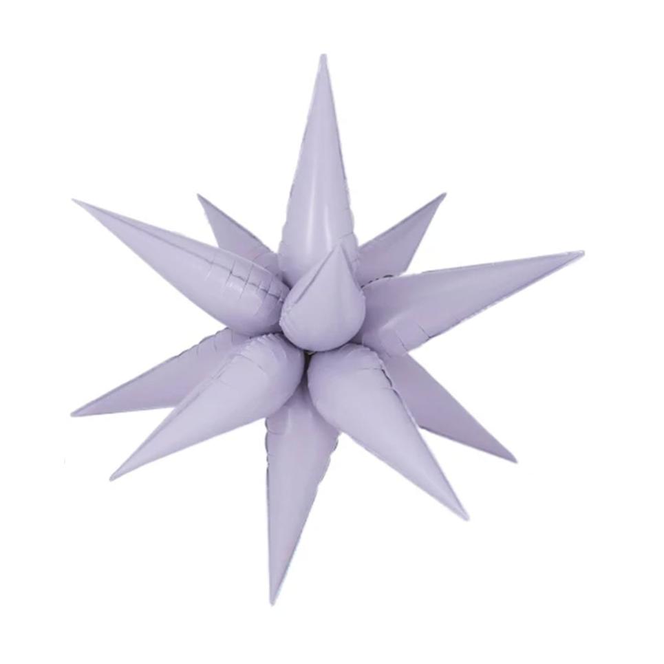 STARBURST FOIL BALLOON - LILAC MATTE 26"