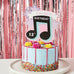 MUSICAL NOTE CUSTOMIZABLE CAKE TOPPER