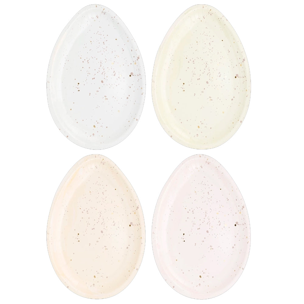 PASTEL EASTER EGG PLATE SET